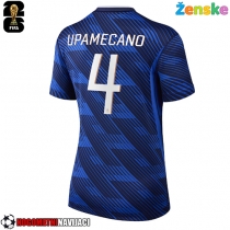 Ženske Nogometnih dresov Francija Dayot Upamecano #4 Domači SP 2026 Kratki rokavi